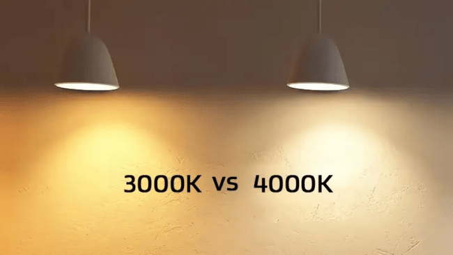 Saiba a Diferença entre 3000K e 4000K