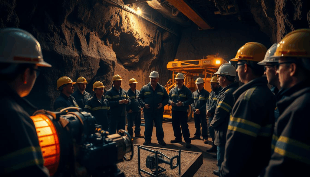 sinalização na mineração