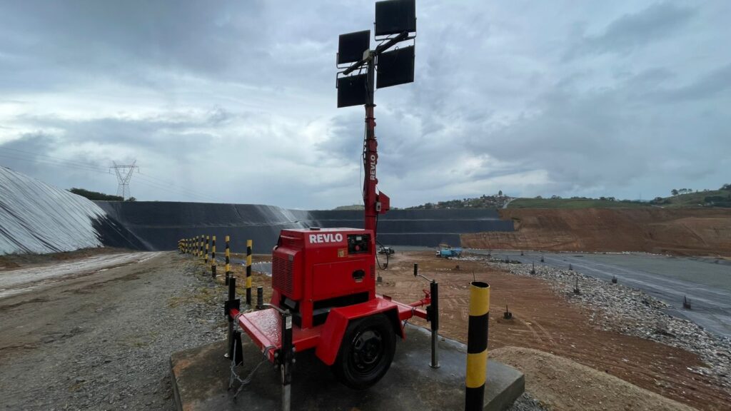 torre de iluminação com gerador a diesel
